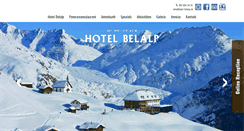 Desktop Screenshot of hotel-belalp.ch